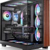 Thermaltake View 380 XL WS ARGB Midi Tower Κουτί Υπολογιστή με Πλαϊνό Παράθυρο Μαύρο