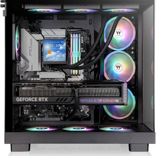 Thermaltake View 380 XL WS ARGB Midi Tower Κουτί Υπολογιστή με Πλαϊνό Παράθυρο Μαύρο