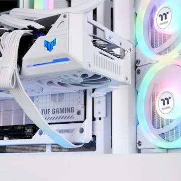 Thermaltake View 380 XL WS ARGB Gaming Midi Tower Κουτί Υπολογιστή με Πλαϊνό Παράθυρο Snow