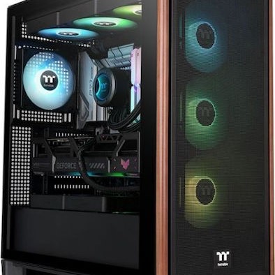 Thermaltake S370 WS Gaming Midi Tower Κουτί Υπολογιστή Μαύρο