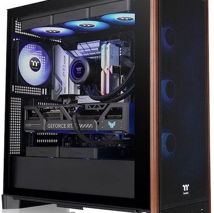 Thermaltake S370 WS Gaming Midi Tower Κουτί Υπολογιστή Μαύρο