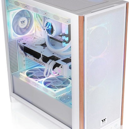 Thermaltake S370 WS Gaming Midi Tower Κουτί Υπολογιστή Λευκό