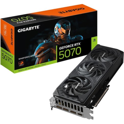 Gigabyte GeForce RTX 5070 12GB GDDR7 Windforce SFF Κάρτα Γραφικών
