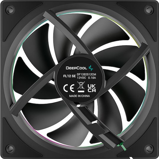 Deepcool FL12 3 IN 1 Case Fan 120mm με ARGB Φωτισμό και Σύνδεση 4-Pin PWM 3τμχ