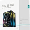 Deepcool FL12 3 IN 1 Case Fan 120mm με ARGB Φωτισμό και Σύνδεση 4-Pin PWM 3τμχ