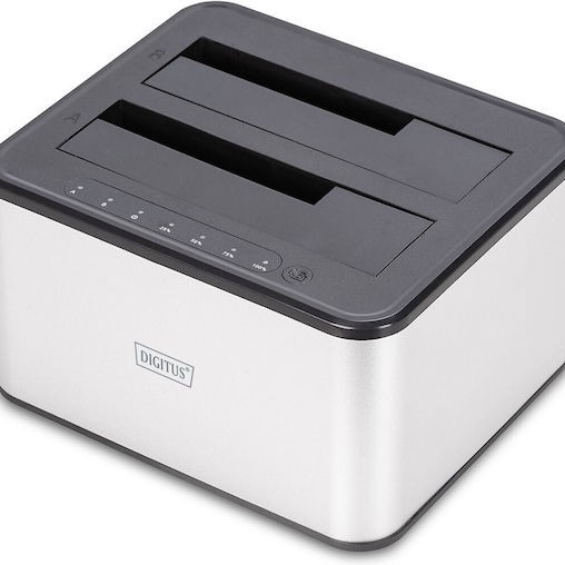 Digitus Docking Station για 2 Σκληρούς Δίσκους SATA 3.5