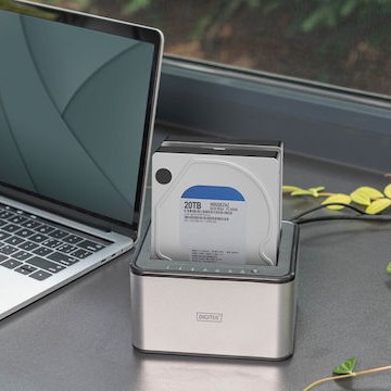 Digitus Docking Station για 2 Σκληρούς Δίσκους SATA 3.5