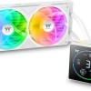 Thermaltake TH240-S V3 ARGB Sync (v3) Υδρόψυξη Επεξεργαστή Διπλού Ανεμιστήρα 120mm για Socket AM4/AM5/1700/1200/115x Λευκή