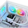 Thermaltake TH240-S V3 ARGB Sync (v3) Υδρόψυξη Επεξεργαστή Διπλού Ανεμιστήρα 120mm για Socket AM4/AM5/1700/1200/115x Λευκή