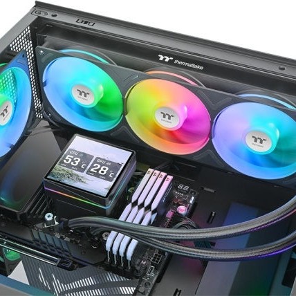 Thermaltake TH360 V3 Ultra ARGB Sync AIO (v3) Υδρόψυξη Επεξεργαστή Τριπλού Ανεμιστήρα 120mm για Socket AM4/AM5/1700/1200/115x