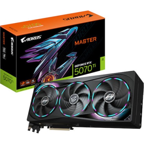 Gigabyte GeForce RTX 5070 Ti 16GB GDDR7 Aorus Master Κάρτα Γραφικών