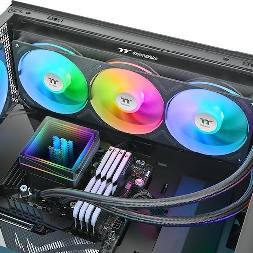 Thermaltake TH360 V3 ARGB Sync AIO Υδρόψυξη Επεξεργαστή Τριπλού Ανεμιστήρα 120mm για Socket AM4/AM5/1700/1200/115x