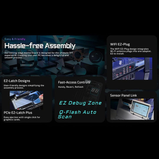 Gigabyte X870E Aorus Elite X3D Wi-Fi Motherboard ATX με AMD AM5 Socket