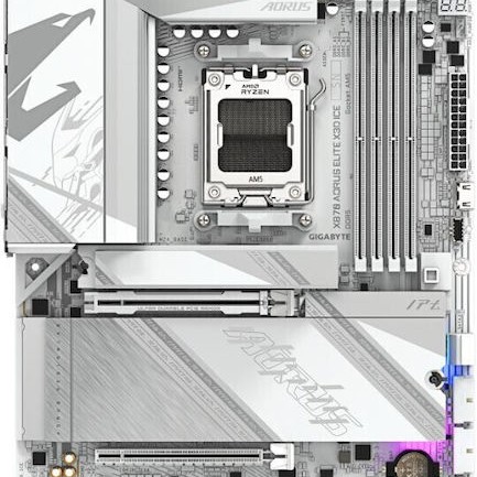 Gigabyte X870 Aorus Elite X3D Ice Motherboard ATX με AMD AM5 Socket