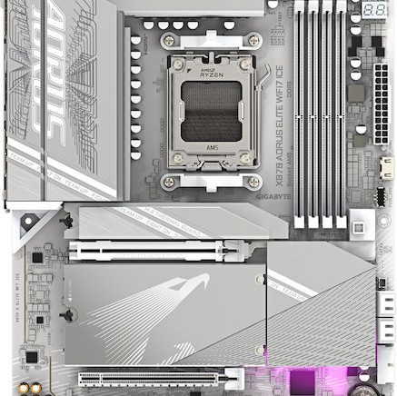 Gigabyte X870 Aorus Elite X3D Ice Motherboard ATX με AMD AM5 Socket
