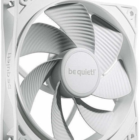 Be Quiet Pure Wings 3 Case Fan 120mm με Λευκό Φωτισμό και Σύνδεση 4-Pin PWM 3τμχ Λευκό