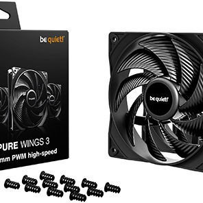 Be Quiet Pure Wings 3 HS Case Fan 120mm με Σύνδεση 4-Pin PWM