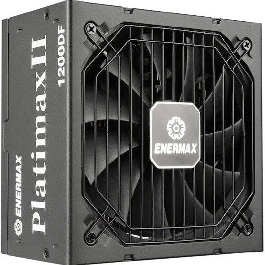 Enermax PlatimaxII 1200DF 1200W Μαύρο Τροφοδοτικό Υπολογιστή Full Modular Cybenetics Platinum