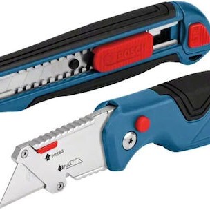 Bosch Κοπίδι Φαλτσέτα με Μεταλλικό Σώμα Μπλε