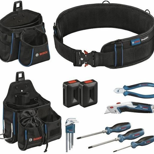 Bosch 1600A02H5C Τσάντα με 11 Εργαλεία