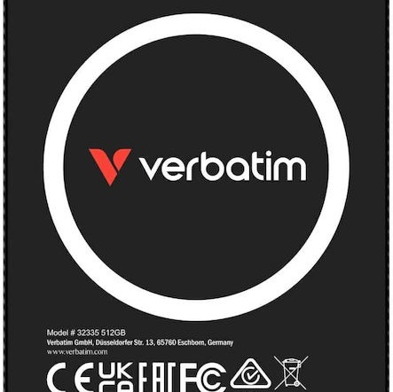 Verbatim Snapback Ultra Slim USB-C Εξωτερικός SSD 512GB 2.5
