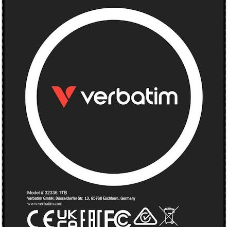 Verbatim Snapback Ultra Slim USB-C Εξωτερικός SSD 1TB 2.5
