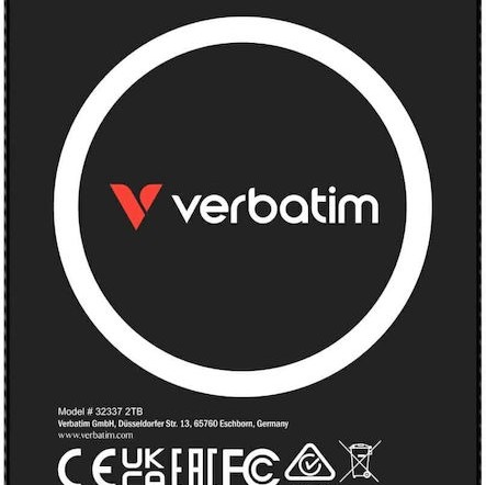 Verbatim Snapback Ultra Slim USB-C Εξωτερικός SSD 2TB 2.5