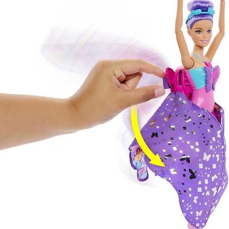 Barbie Μπαλαρίνα Πεταλούδα Κούκλα για 3+ Ετών