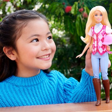 Barbie Κούκλα The Great Horse Chase Barbie “Malibu” για 3+ Ετών 32εκ.