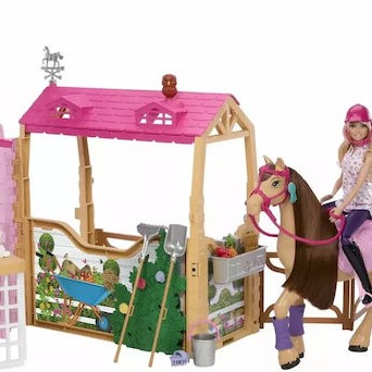 Barbie Mysteries The Great Horse Chase Ultimate Stable Σετ Κούκλας για 3+ Ετών