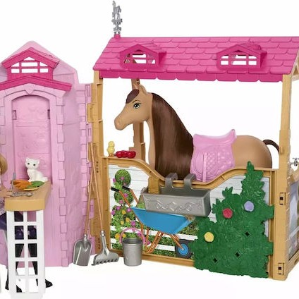 Barbie Mysteries The Great Horse Chase Ultimate Stable Σετ Κούκλας για 3+ Ετών
