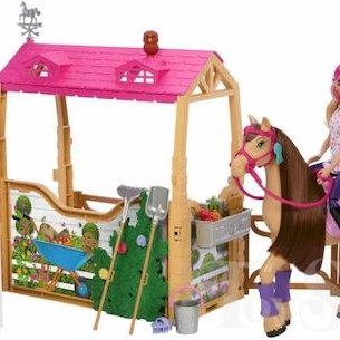 Barbie Mysteries The Great Horse Chase Ultimate Stable Σετ Κούκλας για 3+ Ετών