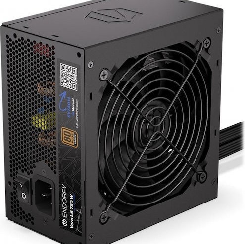 Endorfy Vero L6 750W Μαύρο Τροφοδοτικό Υπολογιστή Full Wired 80 Plus Bronze
