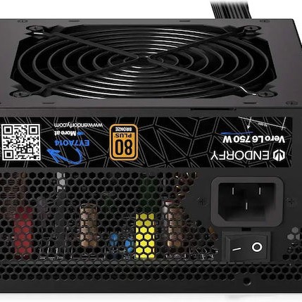 Endorfy Vero L6 750W Μαύρο Τροφοδοτικό Υπολογιστή Full Wired 80 Plus Bronze