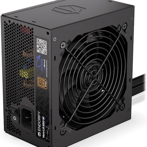 Endorfy Vero L6 650W Μαύρο Τροφοδοτικό Υπολογιστή Full Wired 80 Plus Bronze