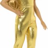 Barbie Κούκλα Fashionistas 222, with Gold Jumpsuit and Blonde Hair για 3+ Ετών