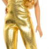 Barbie Κούκλα Fashionistas 222, with Gold Jumpsuit and Blonde Hair για 3+ Ετών