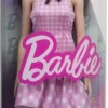 Barbie Κούκλα Fashionistas Brown Hair with Pink Plaid Dress για 3+ Ετών