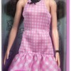 Barbie Κούκλα Fashionistas Brown Hair with Pink Plaid Dress για 3+ Ετών