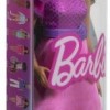 Barbie Brown Hair, Pink Sparkly Dress, 65Th Anniversary Κούκλα Fashionistas Curly Brown Hair with Pink Dress για 3+ Ετών (Διάφορα Σχέδια) 1τμχ