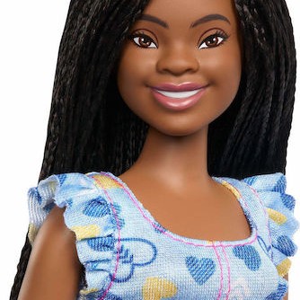 Barbie Κούκλα Fashionistas Down Syndrome Dark Skin για 3+ Ετών