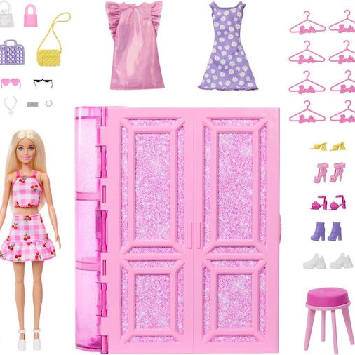 Barbie Dream Closet Doll Playset Accessories