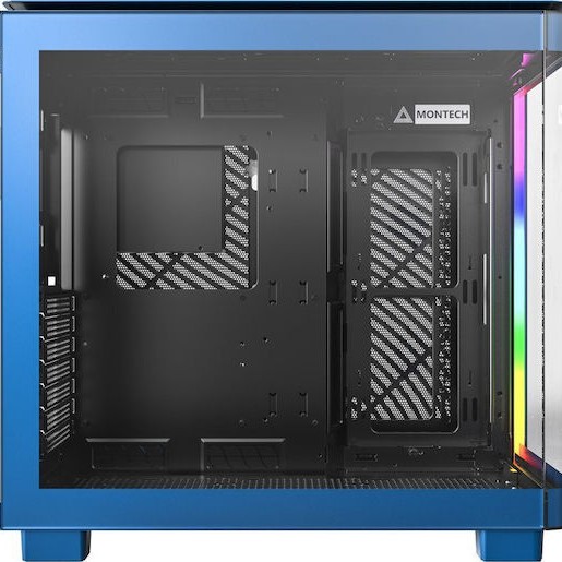 Montech King 95 Midi Tower Κουτί Υπολογιστή με Πλαϊνό Παράθυρο Μπλε