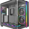 Montech King 95 Pro Midi Tower Κουτί Υπολογιστή με Πλαϊνό Παράθυρο Μαύρο
