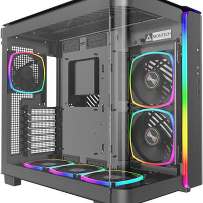Montech King 95 Pro Midi Tower Κουτί Υπολογιστή με Πλαϊνό Παράθυρο Μαύρο