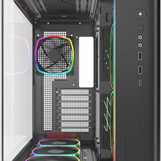 Montech King 95 Pro Midi Tower Κουτί Υπολογιστή με Πλαϊνό Παράθυρο Μαύρο