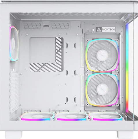 Montech King 95 Pro Midi Tower Κουτί Υπολογιστή με Πλαϊνό Παράθυρο Λευκό
