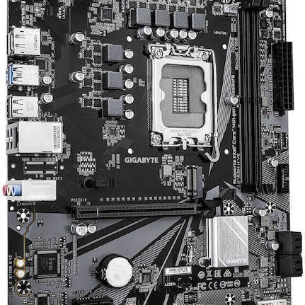 Gigabyte B760M H DDR4 rev. 2.0 Motherboard Micro ATX με Intel 1700 Socket