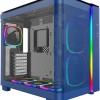 Montech King 95 Pro Midi Tower Κουτί Υπολογιστή με Πλαϊνό Παράθυρο Μπλε