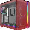 Montech King 95 Pro Midi Tower Κουτί Υπολογιστή με Πλαϊνό Παράθυρο Κόκκινο